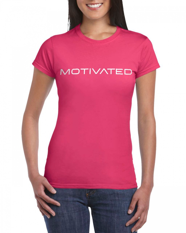 MOTIVATED - Dámské tričko 401 (růžová)