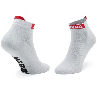 NEBBIA - Ponožky kotníkové unisex 102 (white)