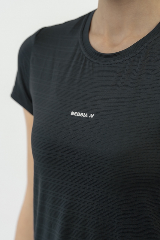 NEBBIA  Sportovní tričko dámské 438 (black) 