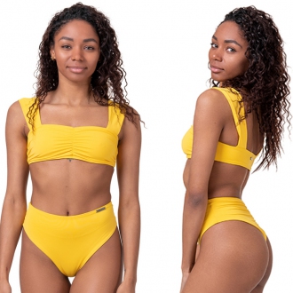 NEBBIA - Miami retro bikini - vrchní díl 553 (yellow)