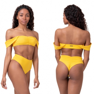 NEBBIA - Miami retro bikini - vrchní díl 553 (yellow)