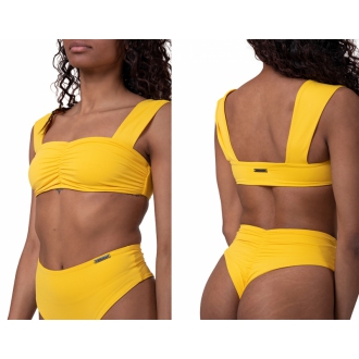 NEBBIA - Miami retro bikini - vrchní díl 553 (yellow)