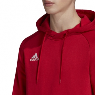 ADIDAS - Výprodej pánská mikina s kapucí CORE 18 (červená) CV3337