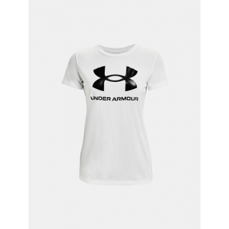 Under Armour - Výprodej dámské triko s potiskem (bílá) 1356305-102