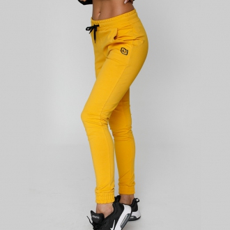 NDN - Dámské sportovní kalhoty MEZY X033 (žlutá)