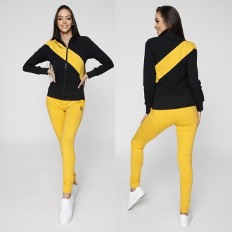 NDN - Dámské sportovní kalhoty MEZY X033 (žlutá)