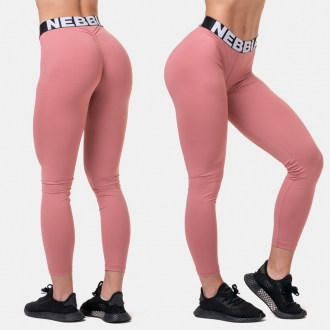 NEBBIA - Fitness legíny Squat HERO 571 (old rose)