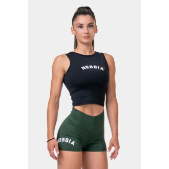 NEBBIA - Top na cvičení Fit and Sporty 577 (black)