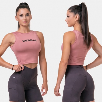 NEBBIA - Fitness Top Fit and Sporty 577 (old rose)