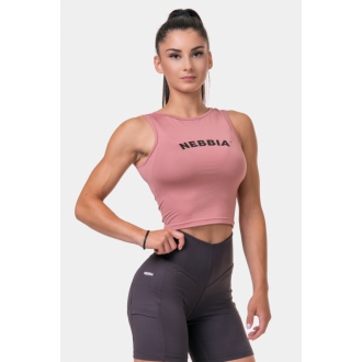 NEBBIA - Fitness Top Fit and Sporty 577 (old rose)