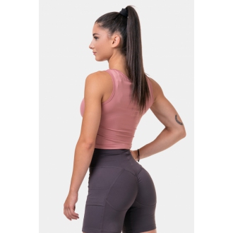 NEBBIA - Fitness Top Fit and Sporty 577 (old rose)