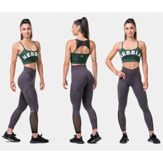 NEBBIA - Podprsenka na cvičení Classic HERO 579 (dark green)
