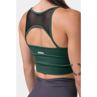 NEBBIA - Podprsenka na cvičení Classic HERO 579 (dark green)