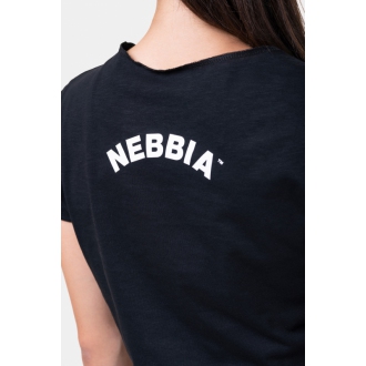 NEBBIA - Crop Top Volný Fit and Sporty 583 (black)