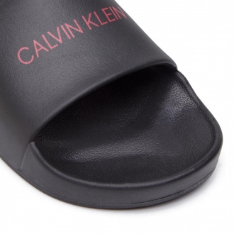 Calvin Klein - Výprodej pantofle dámské (černo-červená)
