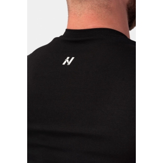 NEBBIA - Tričko pánské Minimalist Logo 291 (black)