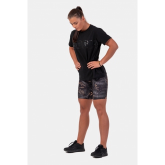 NEBBIA - Fitness tričko dámské Invisible Logo 602 (black)