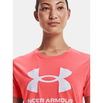 Under Armour - Výprodej dámské triko s potiskem (oranžová) 1356305-852