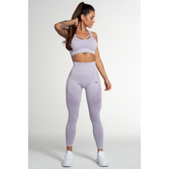 Gym Glamour - Bezešvé legíny na cvičení FUSION LAVENDER (SS21-GGFL/335)