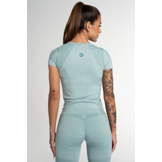 Gym Glamour - Dámské sportovní tričko FUSION GREEN (SS21-GGTFG/361)