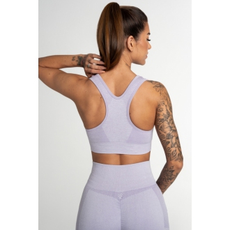 Gym Glamour - Sportovní podprsenka s vycpávkami FUSION LAVENDER (SS21-GGPFL/343)