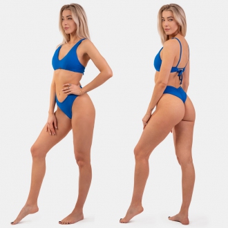 NEBBIA - Plavky bralette vyztužené 457 (blue)