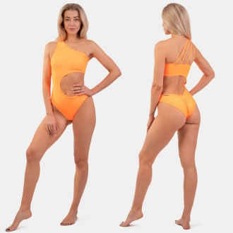NEBBIA - Asymetrické monokiny pres jedno rameno 458 (orange)