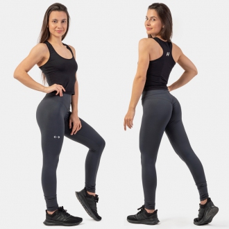 NEBBIA - Dámské crop tílko 422 (black)