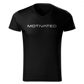 MOTIVATED - Fitness tričko pánské s výstrihem do V 347