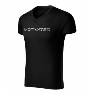 MOTIVATED - Fitness tričko pánské s výstrihem do V 347