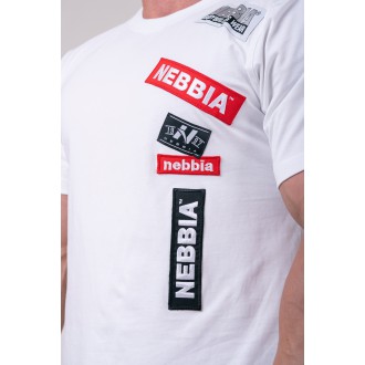 NEBBIA - Výprodej BOYS triko pánské 171 (white)