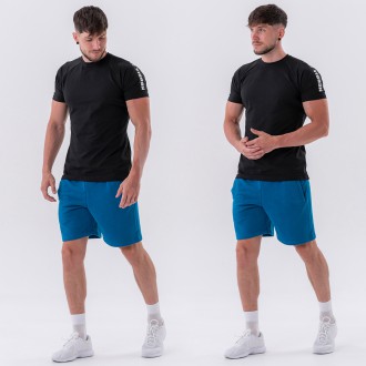 NEBBIA - Fitness šortky pánské 319 (blue)