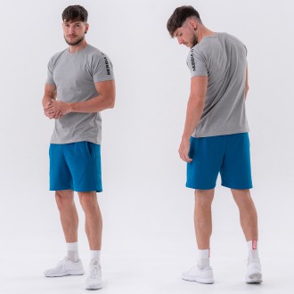 NEBBIA - Fitness šortky pánské 319 (blue)