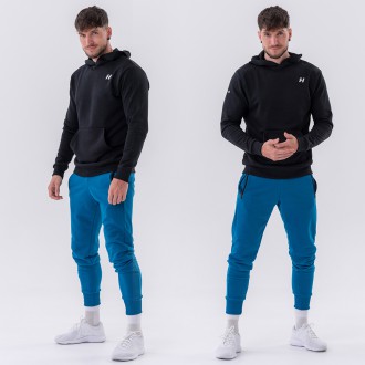 NEBBIA - Pánské tepláky slim fit 320 (blue)