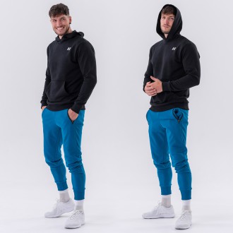 NEBBIA - Pánské tepláky slim fit 320 (blue)