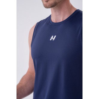 NEBBIA - Sportovní tílko pánské 322 (dark blue)