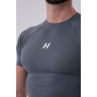 NEBBIA - Funkční tričko pánské 324 (grey)