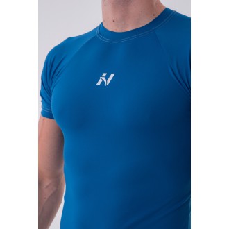 NEBBIA - Funkční pánské triko 324 (blue)