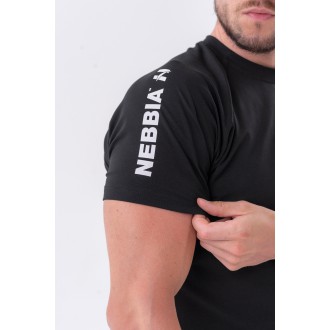 NEBBIA - Fitness tričko pánské 326 (black)