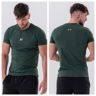 NEBBIA - Bodybuilding tričko 327 (dark green)