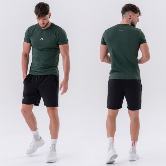 NEBBIA - Bodybuilding tričko 327 (dark green)