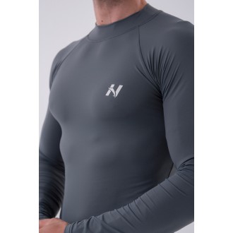 NEBBIA - Funkční triko s dlouhým rukávem pánské 328 (grey)