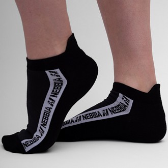 NEBBIA - Sportovní ponožky kotníkové UNISEX 110 (black)