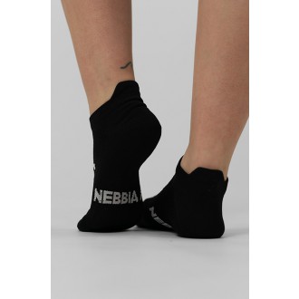 NEBBIA - Ponožky kotníkové YES YOU CAN 122 UNISEX (black)