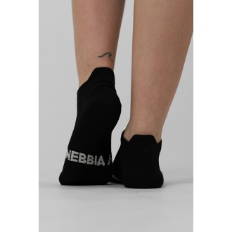 NEBBIA - Ponožky kotníkové YES YOU CAN 122 UNISEX (black)