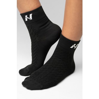 NEBBIA - Ponožky sportovní střední délka UNISEX 130 (black)