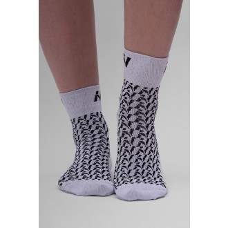 NEBBIA - Ponožky sportovní střední délka UNISEX 130 (light grey)