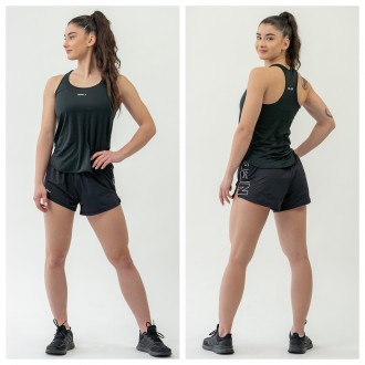 NEBBIA - Fitness tílko dámské 439 (black)