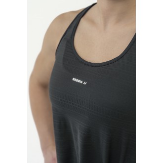 NEBBIA - Fitness tílko dámské 439 (black)