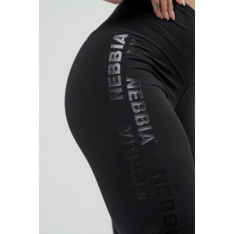 NEBBIA - Fitness legíny s vysokým pasem 834 (black)